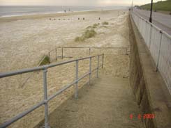Gorleston Beach - Disappearing Steps