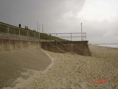 Gorleston Beach - The Sea Wall is well protected