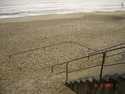 Gorleston Beach - Disappearing Steps