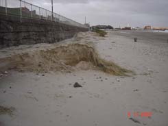 Gorleston Beach - Storm Surge 9th Nov 2007