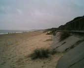 Gorleston Beach - Will the level of the beach soon be above the lower promenade ?