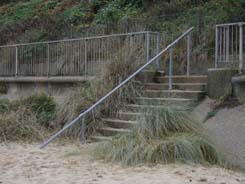 Gorleston Beach - Where did those steps go